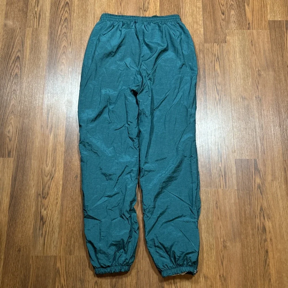 Vintage 80s 90s Green Adidas Winbreaker Pants Men M Athletic Sports Run Jogging